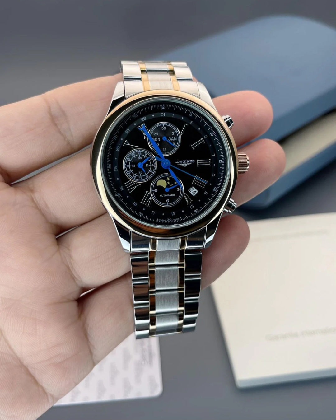Long.ines moonphase Quartz
