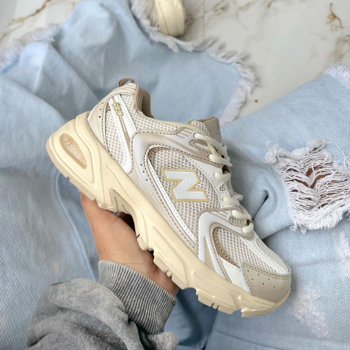 NEW BALA.NCE 530 BEIGE