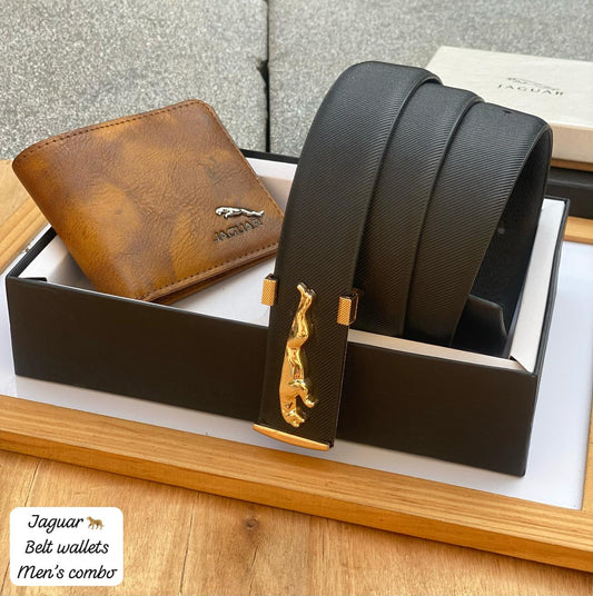 JAG.UAR BELT AND WALLET