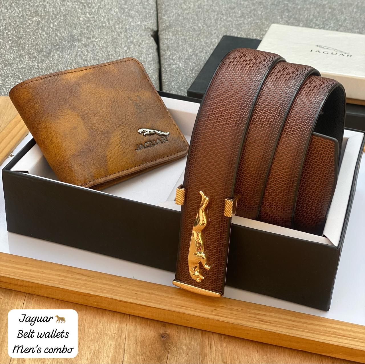 JAG.UAR BELT AND WALLET