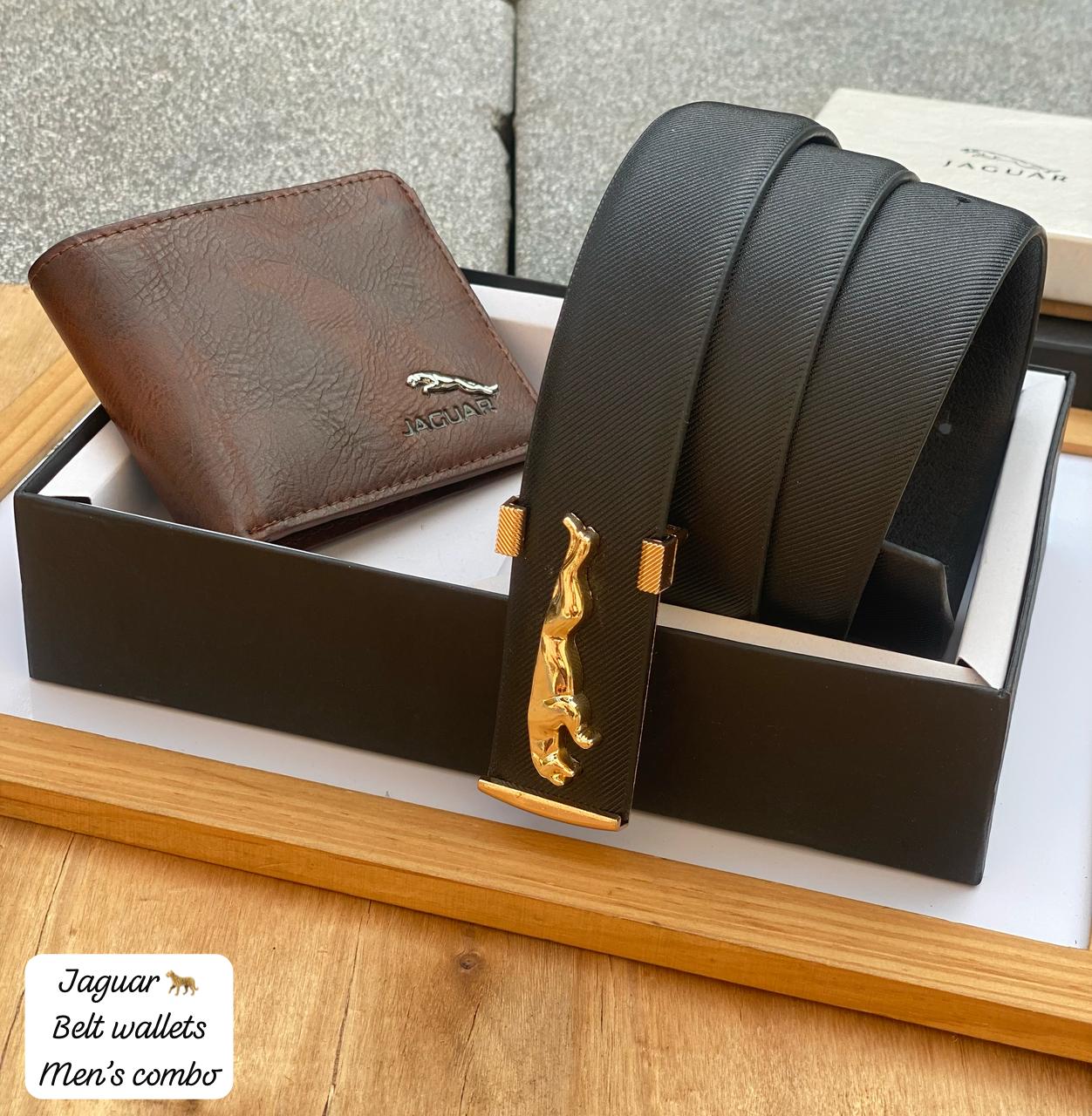 JAG.UAR BELT AND WALLET