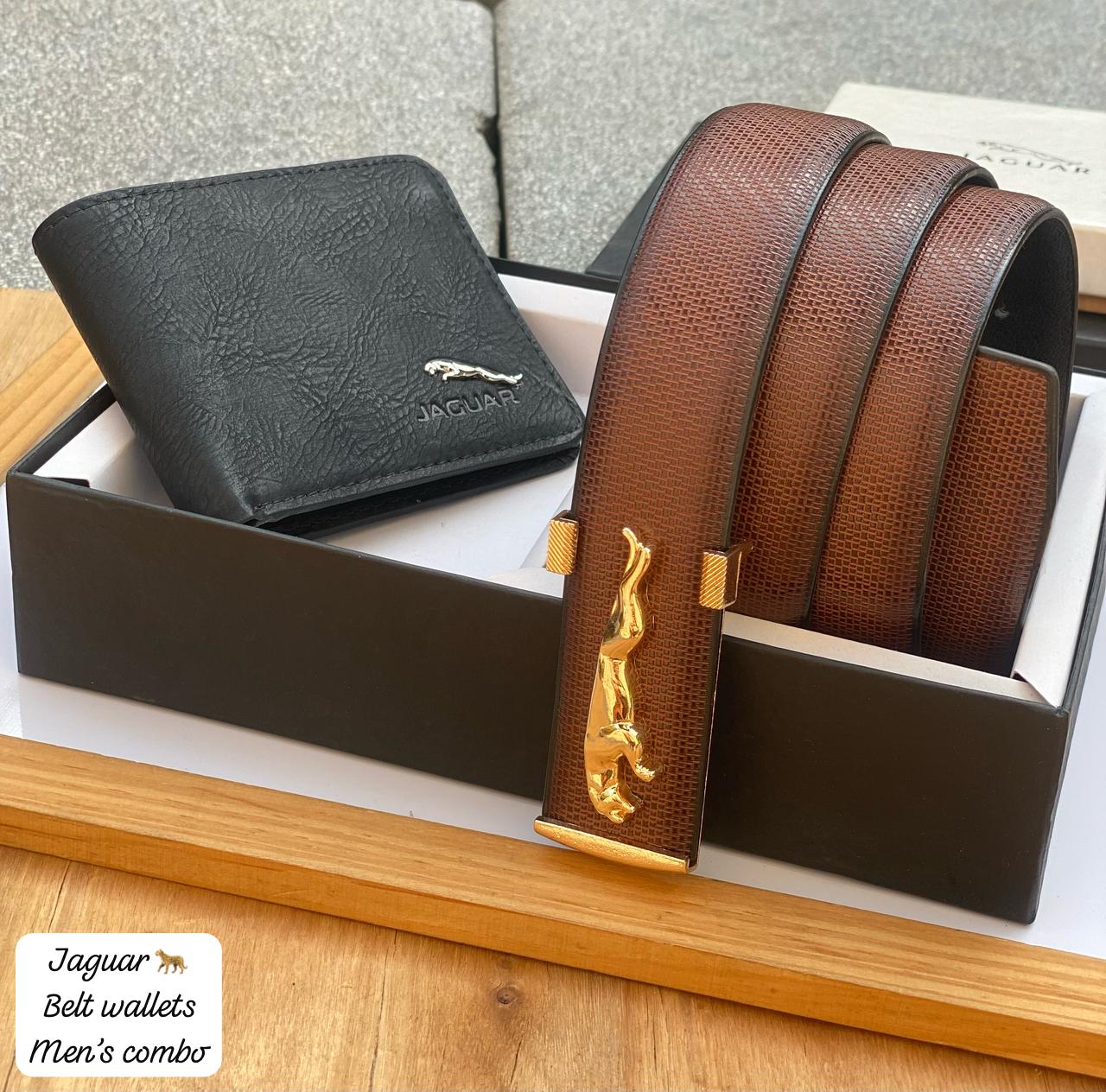 JAG.UAR BELT AND WALLET